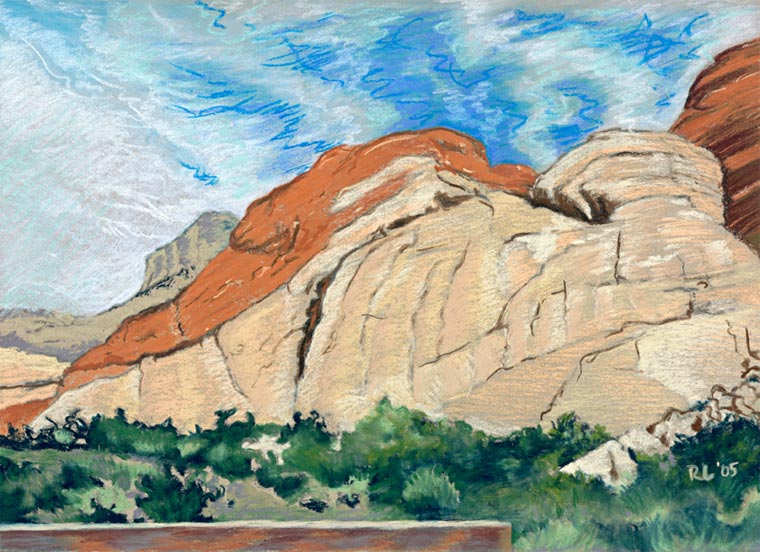 Patricia's Mountain - soft pastel